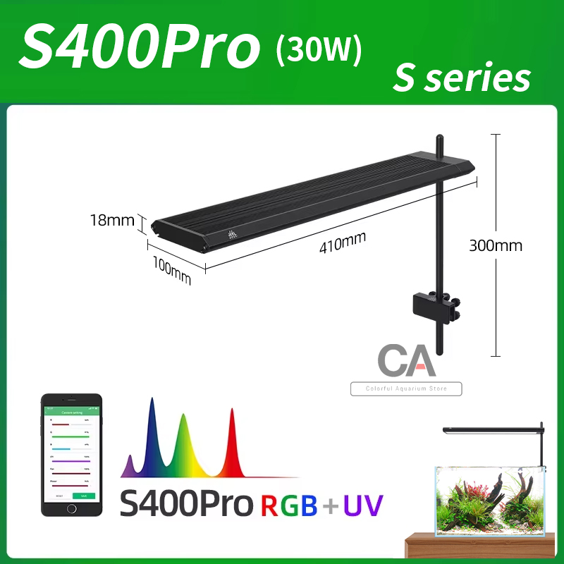 WEEK AQUA Sシリーズ RGB+UV フルスペクトル - Aquarium Plants Live のレビューと価格