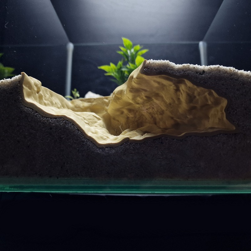 3Dプリントされた高精度な天然岩ペット用隠れ家 - ゲッコー - Aquarium Driftwood のレビューと価格
