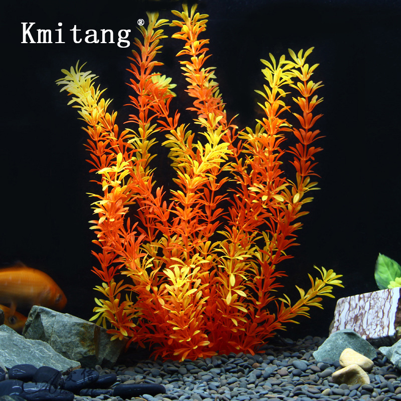 100cmのトロピカルプラント、大型人工水草、水中植物、ソフ - Aquarium Plant Substrate のレビューと価格