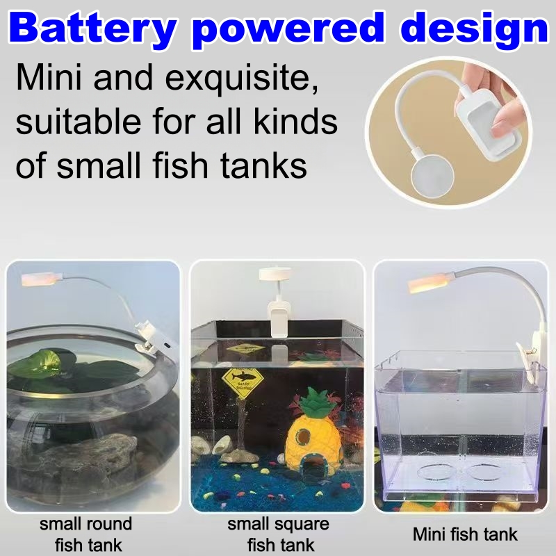 LED水槽ライト クリップ式 魚タンクライト 360 °   - Aquarium Plant Light のレビューと価格