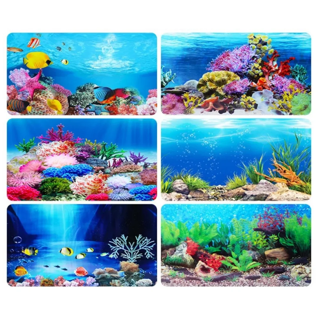 3D水族館の背景ステッカー,水槽の装飾,海洋植物,両面風景, - Aquarium Plants Live のレビューと価格
