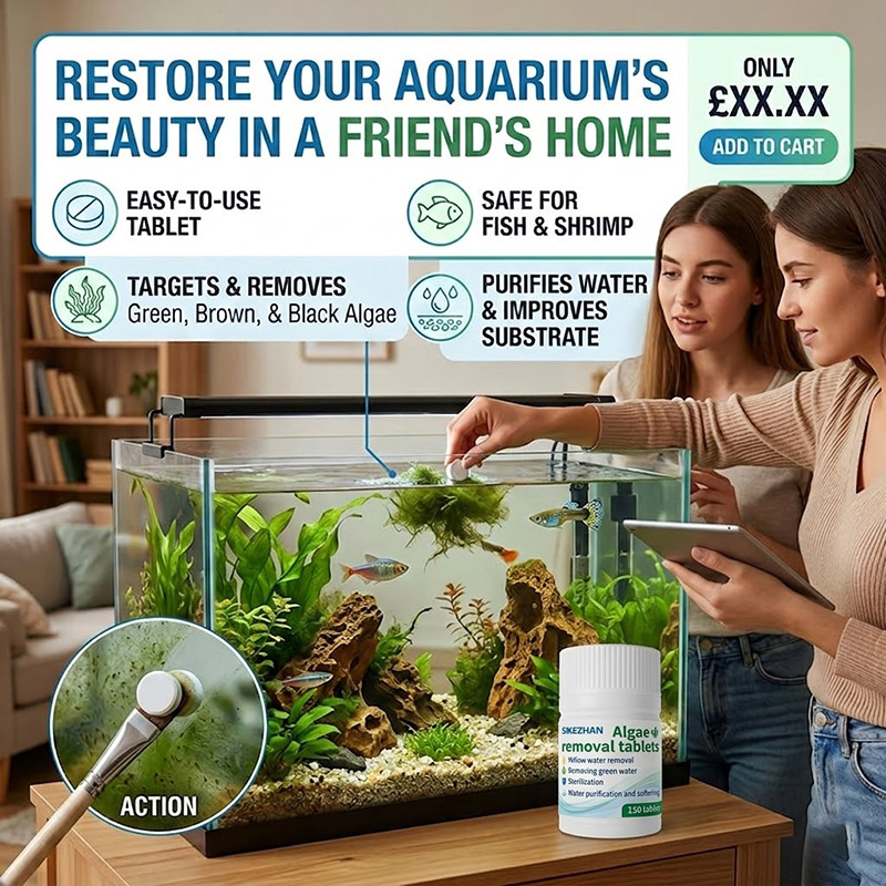 高速藻類除去タブレット水槽浄水器クリーニングブロック水生植物 - Planted Aquarium Algae Control のレビューと価格