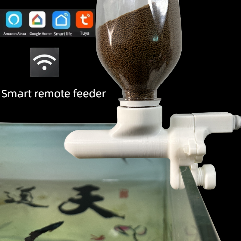 水槽フィーダー 携帯電話リモコン インテリジェントタイミング - Aquarium Fertilizer のレビューと価格