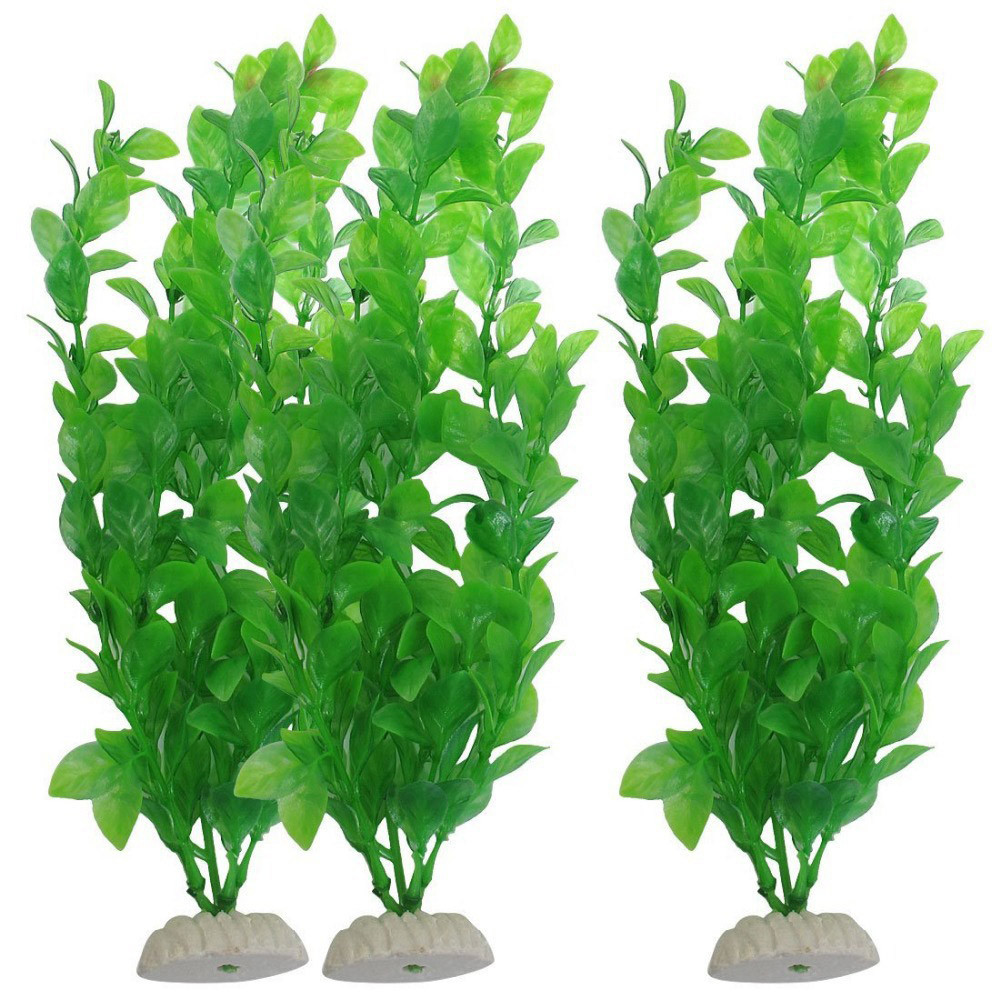 3 個人工芝水族館の装飾植物水植物プラスチック水槽アクセサリ - Aquarium Plants Live のレビューと価格