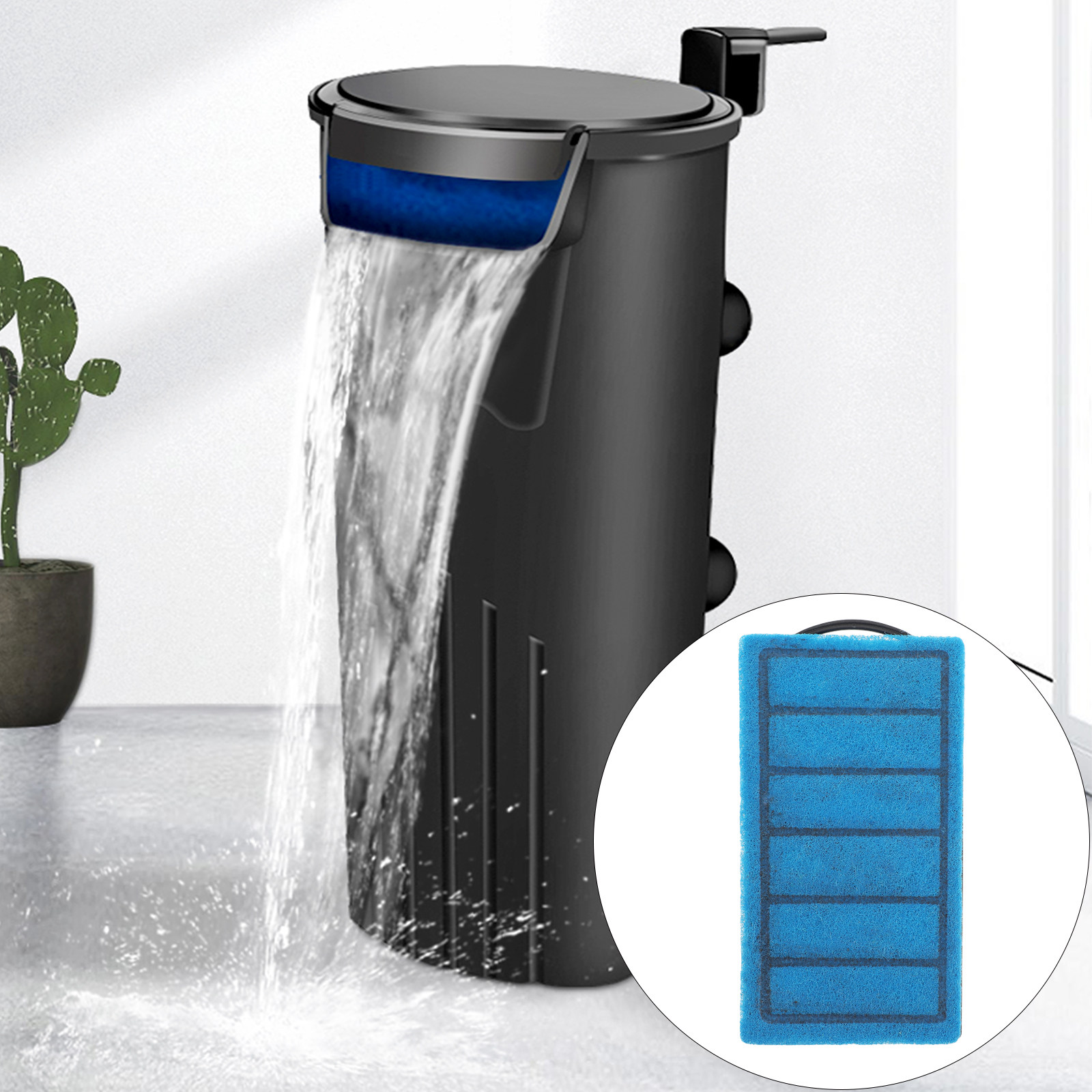 3個入り 水槽用フィルターパッド プレミアム高密度スポンジ。 - Aquarium Planted Tank Filter のレビューと価格