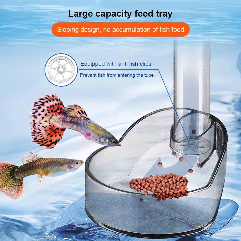 魚エビ給餌皿セット 魚フィーダーチューブキット 給餌リング付 - Aquarium Fertilizer のレビューと価格