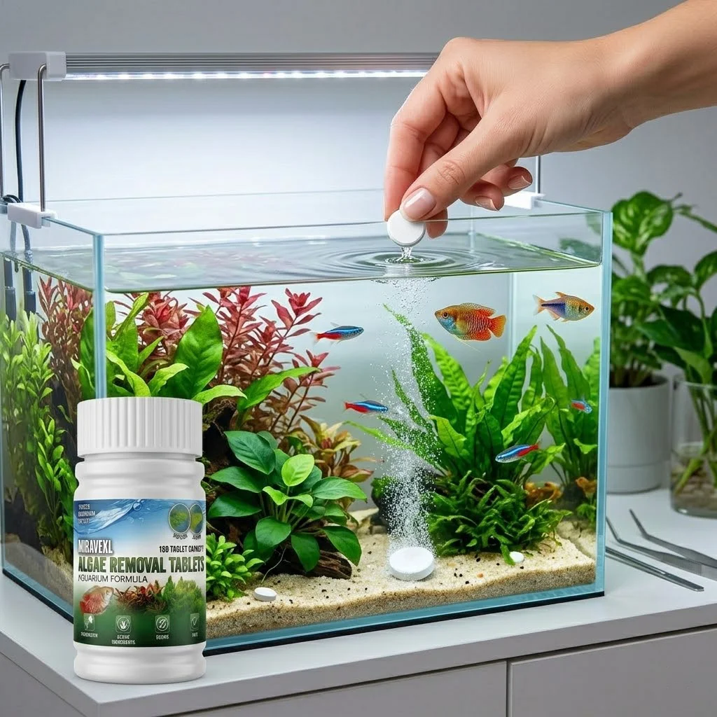 MIRAVEXL 150錠入り。水槽用藻類除去剤、水槽クリー - Planted Aquarium Cleaning のレビューと価格