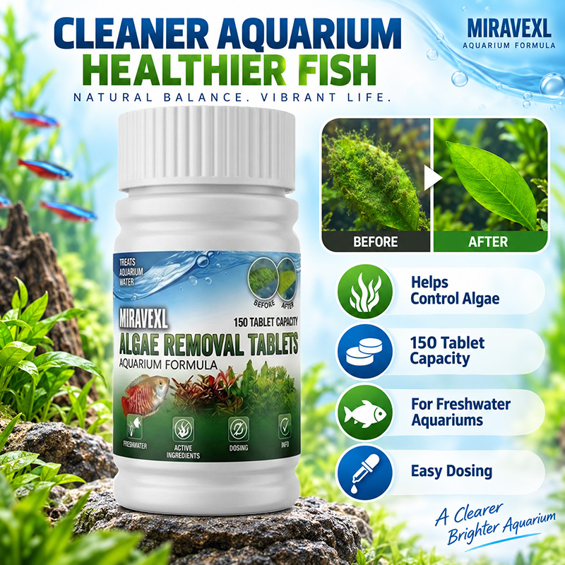 MIRAVEXL 150錠入り。水槽用藻類除去剤、水槽クリー - Planted Aquarium Cleaning のレビューと価格