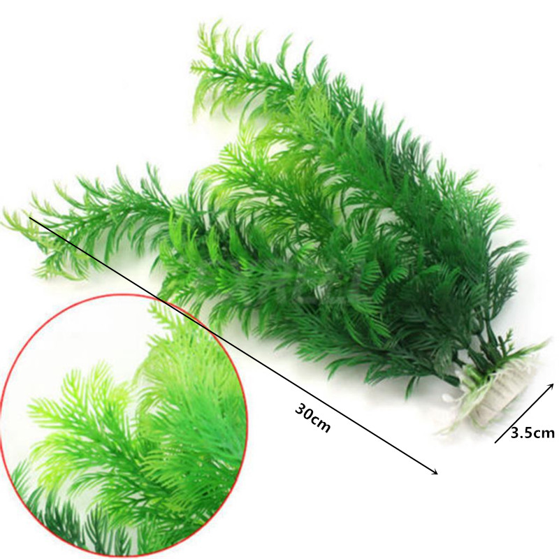 14cm - 30cm フェイク水槽植物 プラスチック製草  - Aquarium Plants Live のレビューと価格